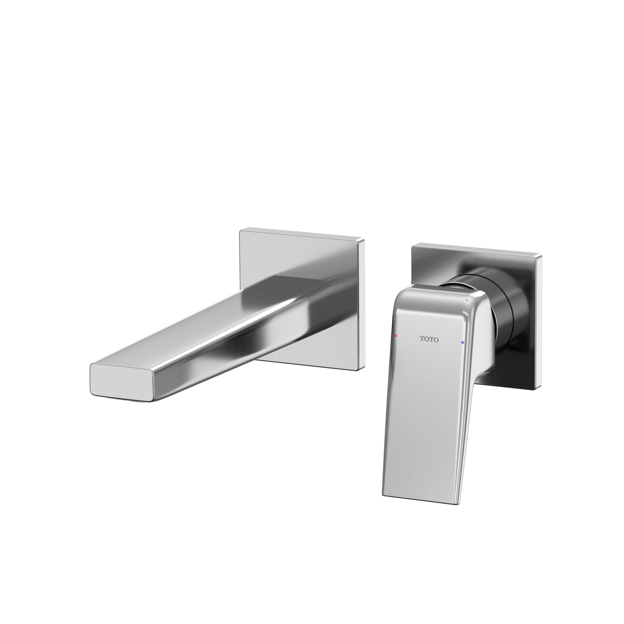 TOTO GB 1.2 GPM Wall-Mount Single-Handle Bathroom Faucet with COMFORT GLIDE Technology, Polished Chrome, Brass, TLG10307U#CP