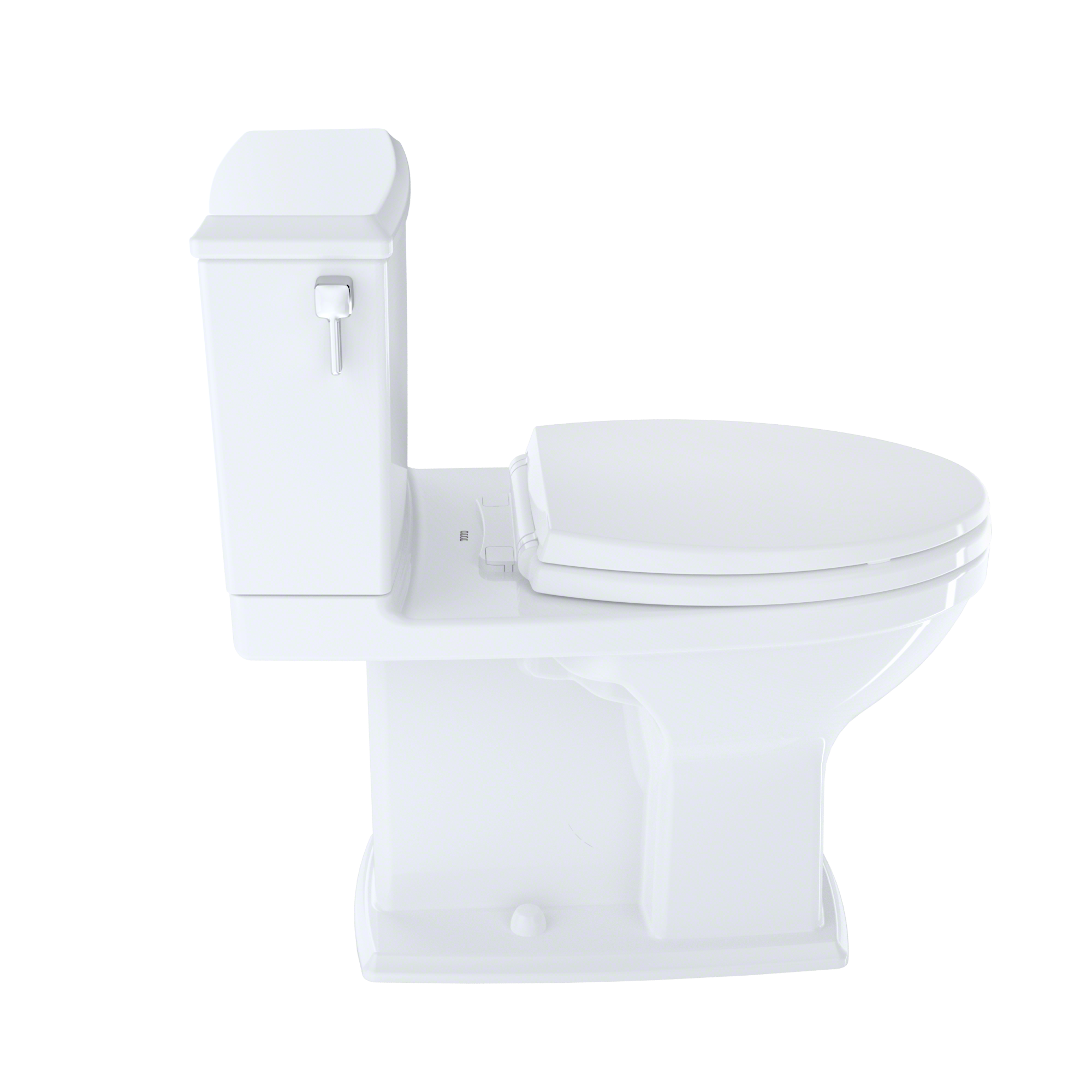 TOTO Connelly Two-Piece Elongated Dual-Max, Dual Flush 1.28 and 0.9 GPF Universal Height Toilet with CEFIONTECT, Bone, Vitreous China, CST494CEMFG#03