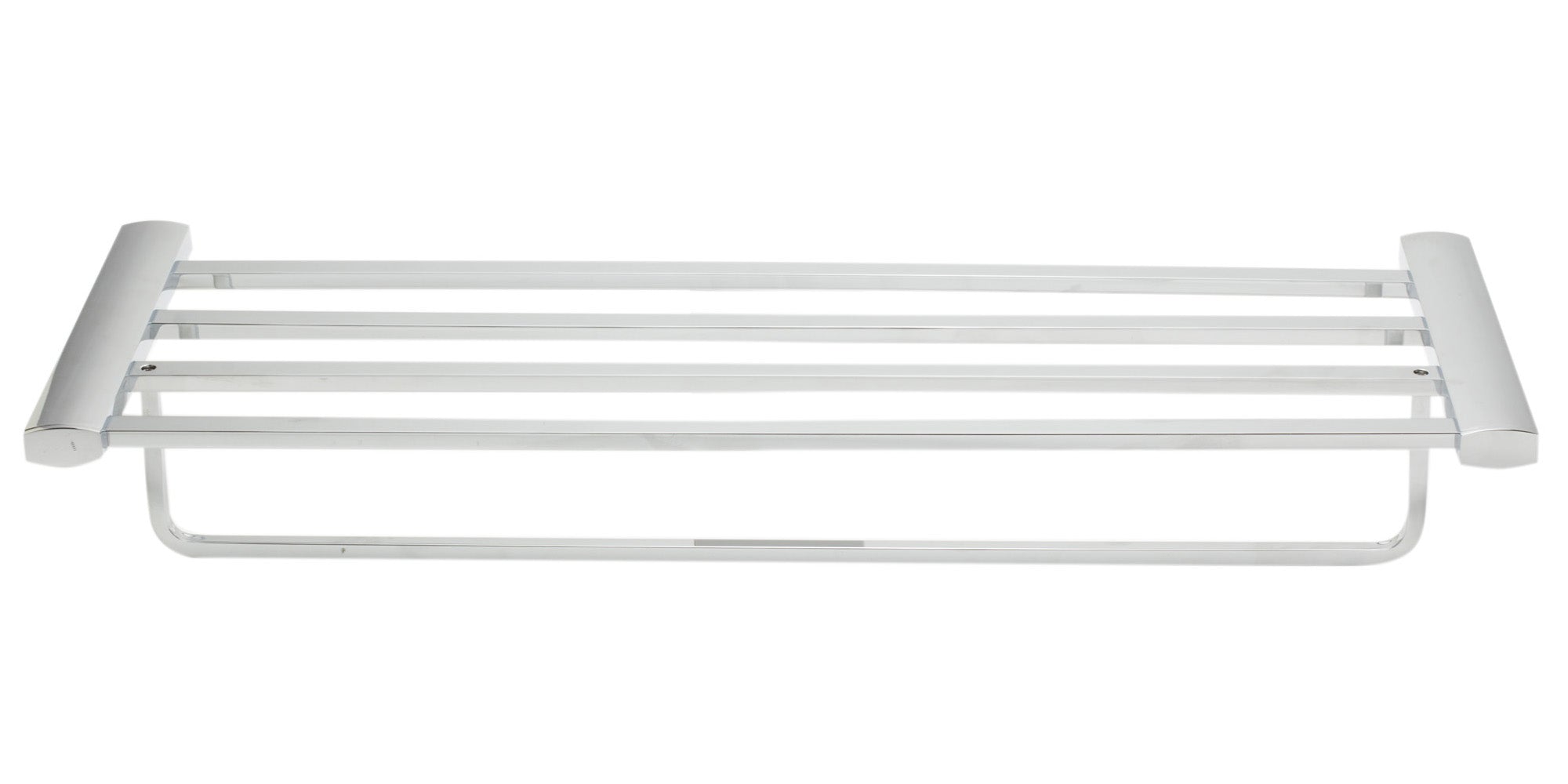 ALFI brand AB9539-PC Polished Chrome 24 inch Towel Bar & Shelf Bathroom Accessory, Brass