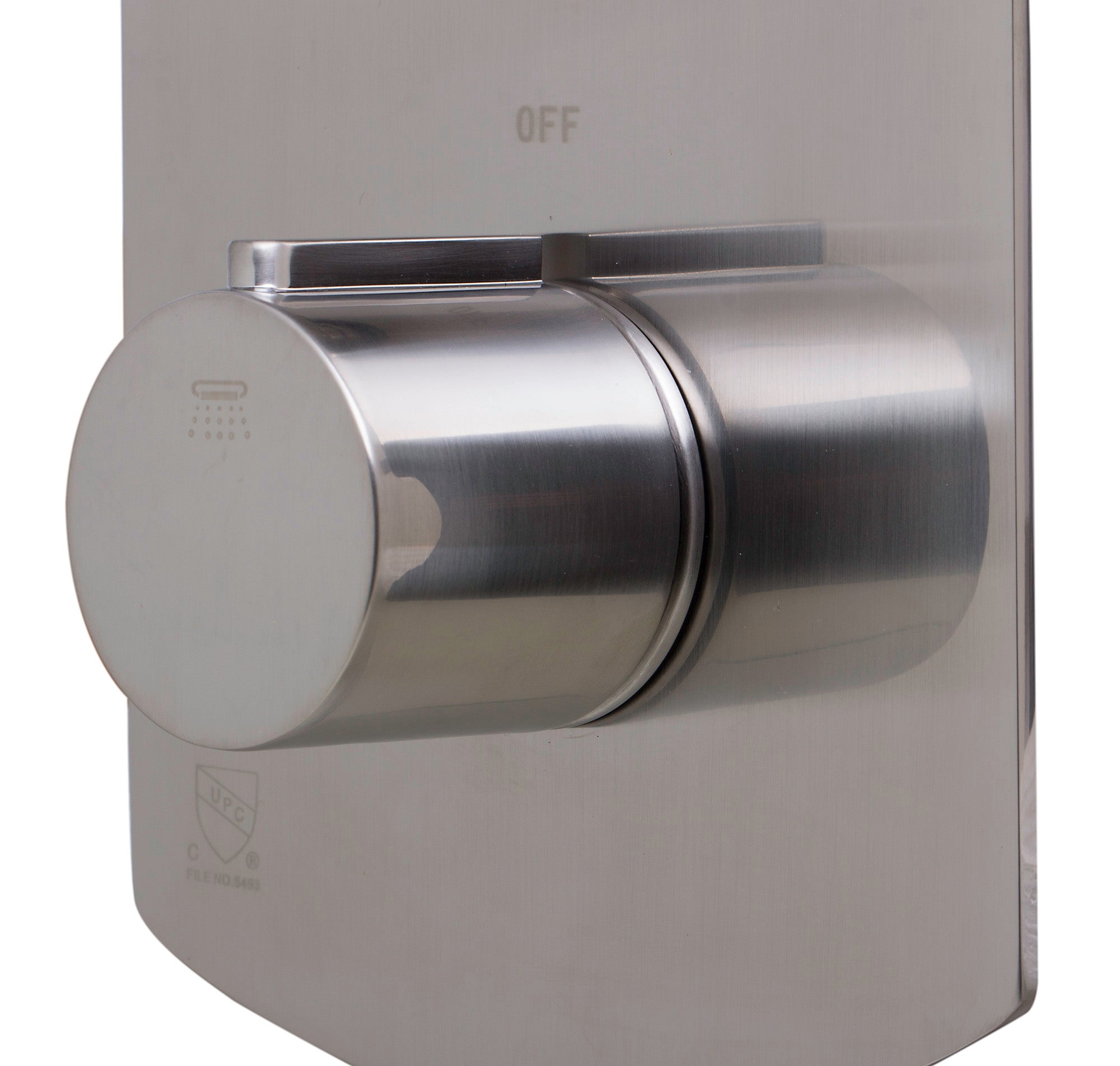 ALFI brand AB4001-BN Brushed Nickel Concealed 3-Way Thermostatic Valve Shower Mixer Round Knobs, Brass