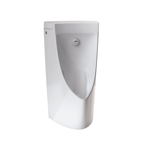 TOTO Wall-Mount ADA Compliant 0.125 GPF Urinal with Integrated Flush Valve, Cotton White, Vitreous China, UE906UVG#01