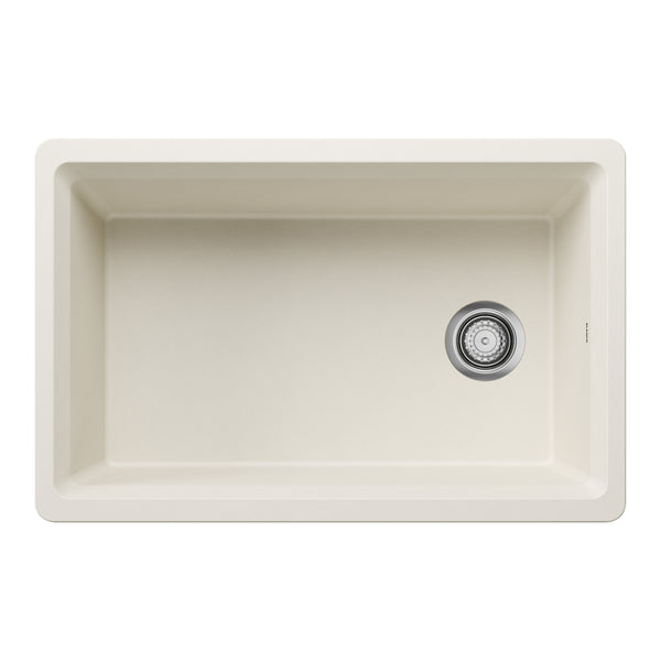 Blanco Inteos 30" Undermount Silgranit Workstation Kitchen Sink, Soft White, No Faucet Hole, 443310