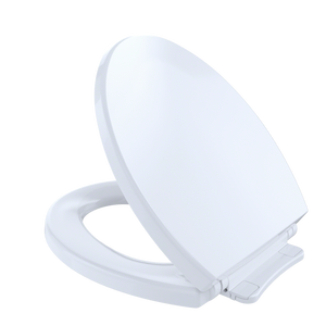 Alternate Image for TOTO SoftCloseNon Slamming, Slow Close Round Toilet Seat and Lid,Cotton White, Plastic, SS113#01
