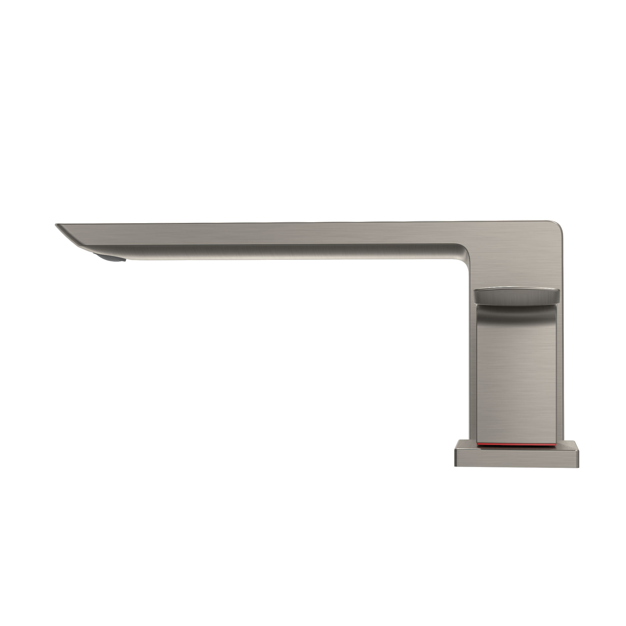 TOTO GR Two-Handle Deck-Mount Roman Tub Filler Trim, Brushed Nickel, Brass, TBG02201U#BN