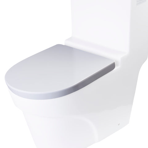 EAGO Plastic, White, R-326SEAT Replacement Soft Closing Toilet Seat for TB326