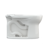 TOTO Drake Round TORNADO FLUSH Toilet Bowl with CEFIONTECT, Colonial White, Vitreous China, C775CEFG#11