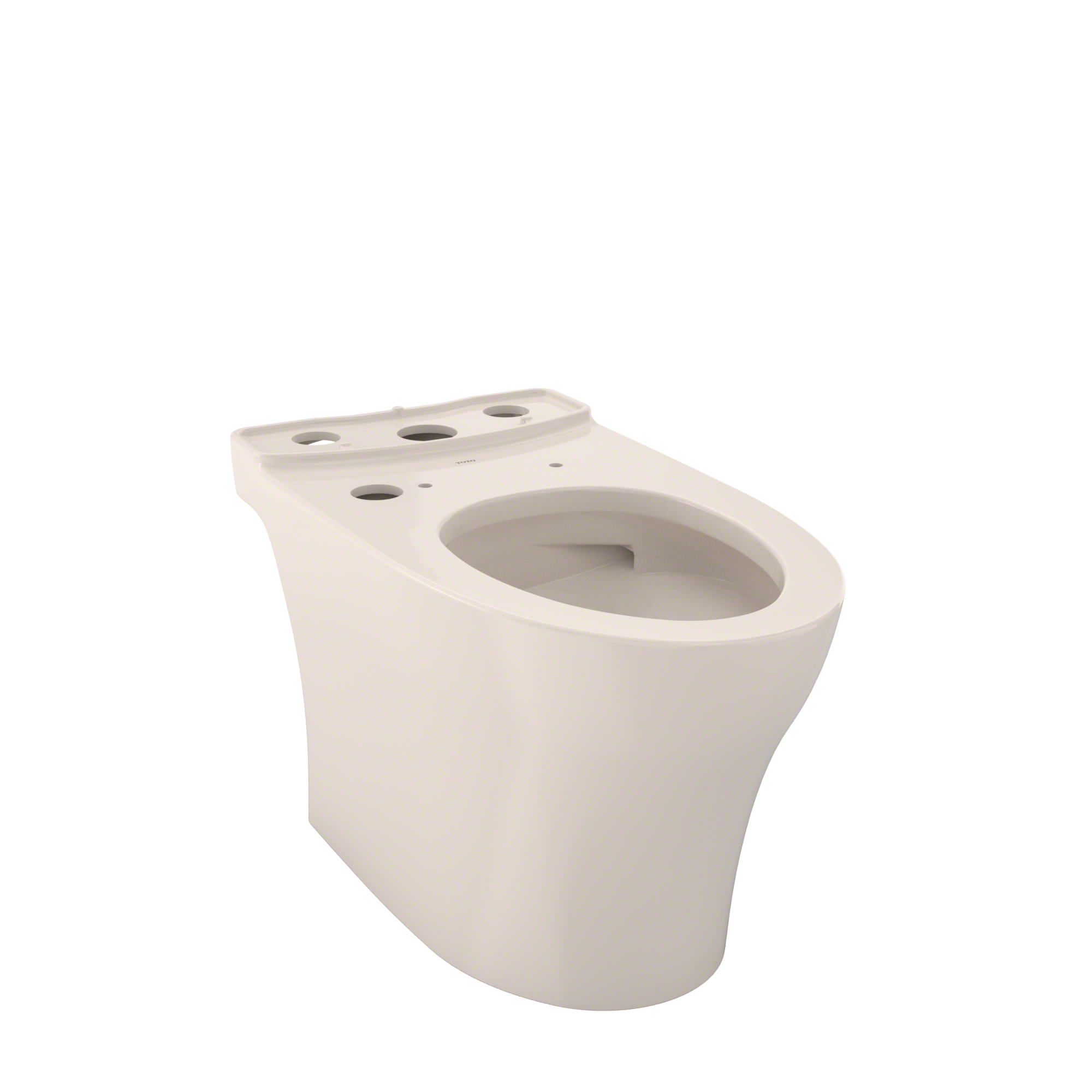 TOTO Aquia IV WASHLET+ Elongated Skirted Toilet Bowl with CEFIONTECT, Sedona Beige, Vitreous China, CT446CEGNT40#12
