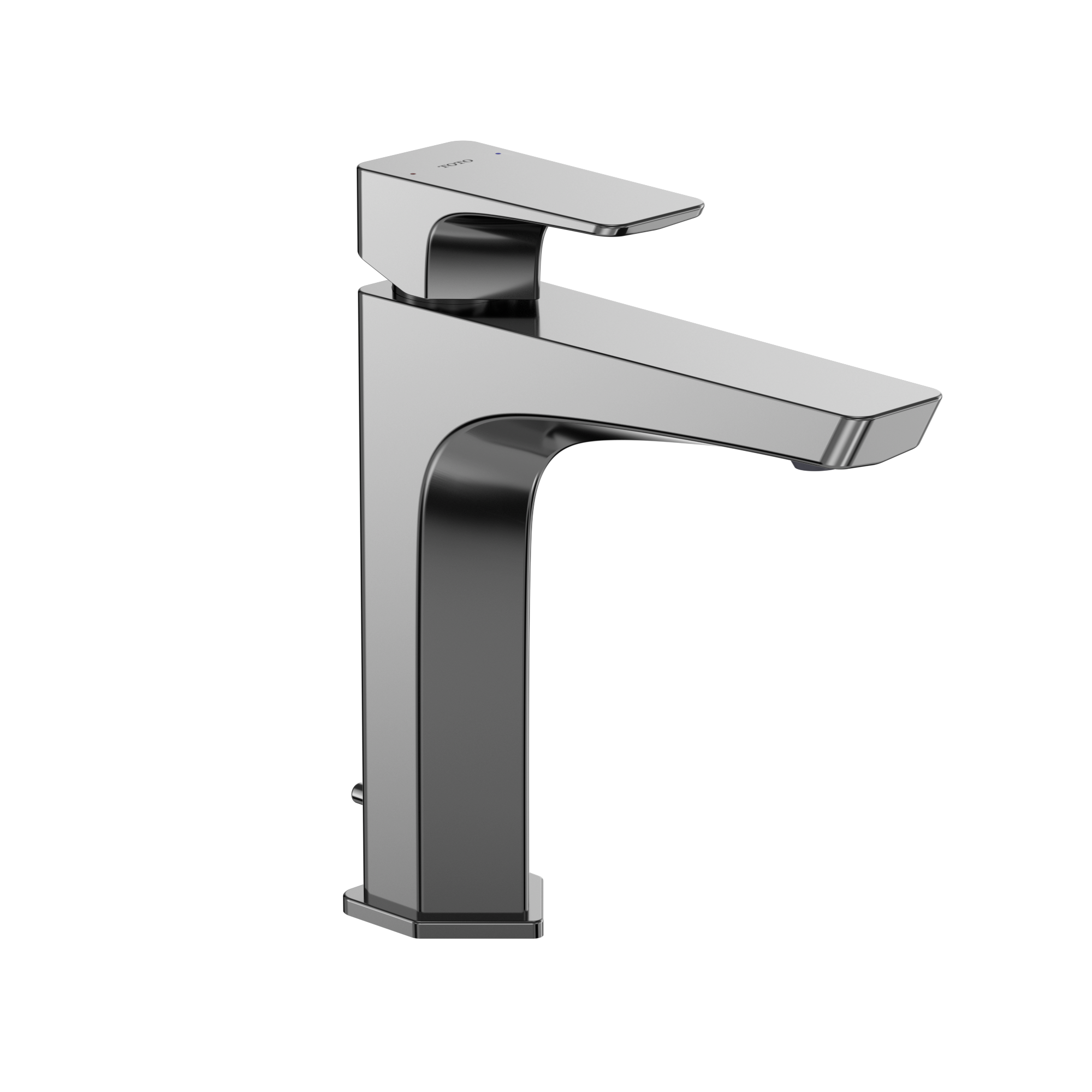 TOTO GE 1.2 GPM Single Handle Semi-Vessel Bathroom Sink Faucet with COMFORT GLIDE Technology, Polished Chrome, Brass, TLG07303U#CP