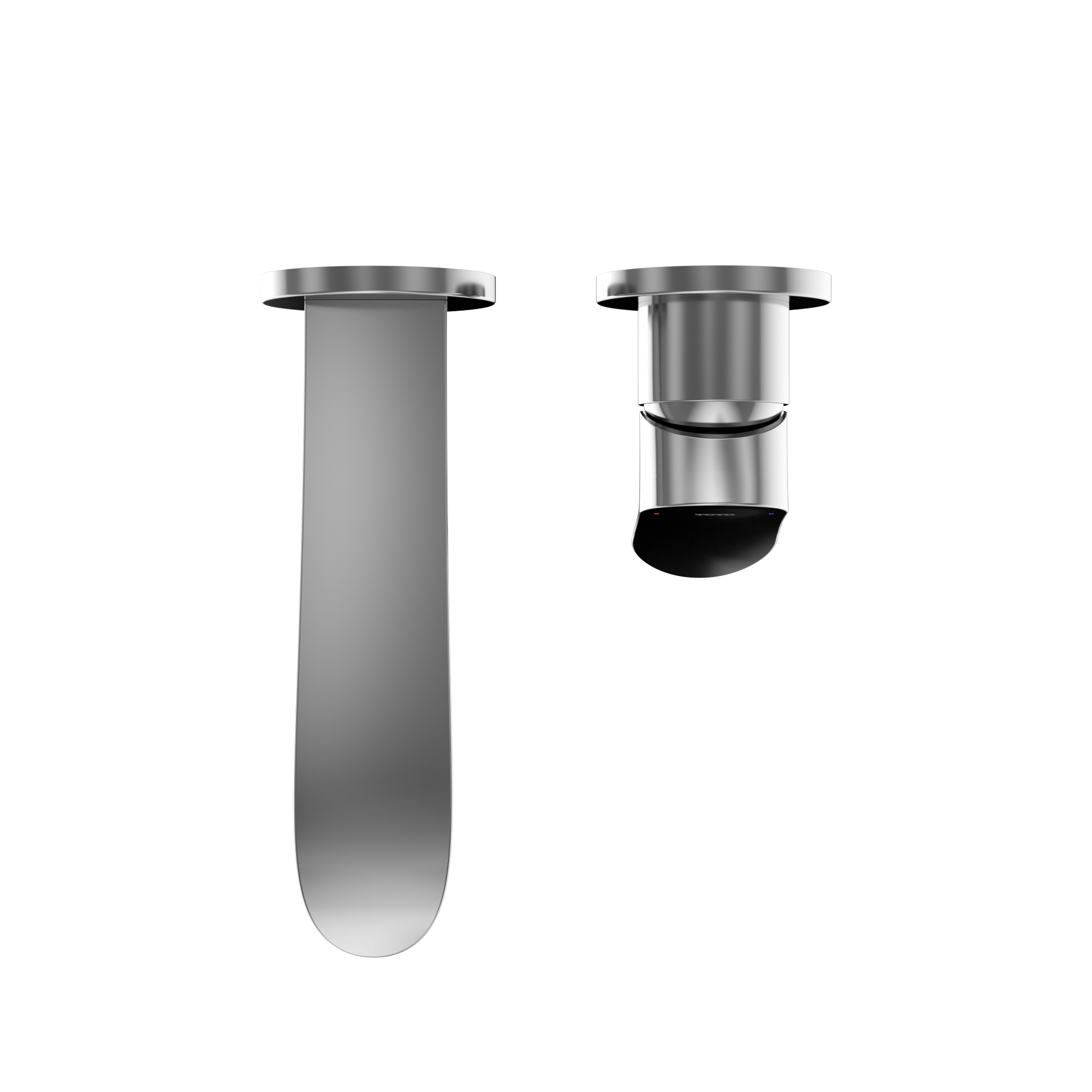 TOTO GO 1.2 GPM Wall-Mount Single-Handle Bathroom Faucet with COMFORT GLIDE Technology, Polished Chrome, Brass, TLG01310UA#CP