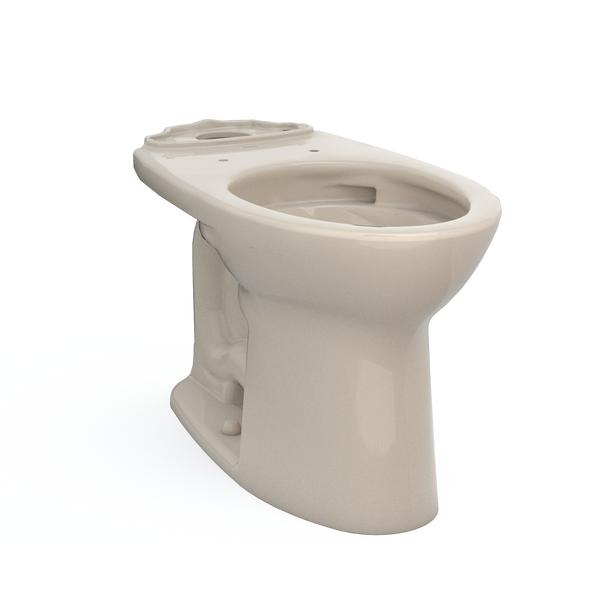 TOTO Drake Elongated TORNADO FLUSH Toilet Bowl with CEFIONTECT, Bone, Vitreous China, C776CEG#03