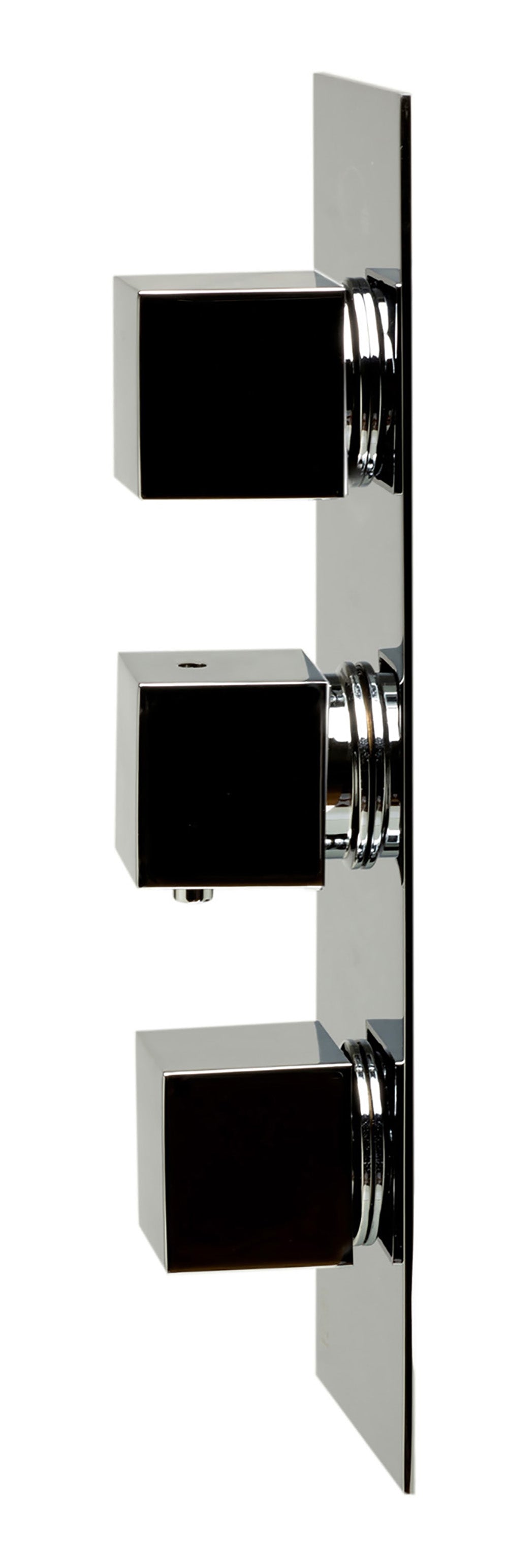 ALFI brand AB2701-PC Polished Chrome Square 2 Way Thermostatic Shower Mixer, Brass