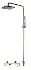 ALFI brand AB2862-BN Brushed Nickel Square Style Thermostatic Exposed Shower Set, Brass