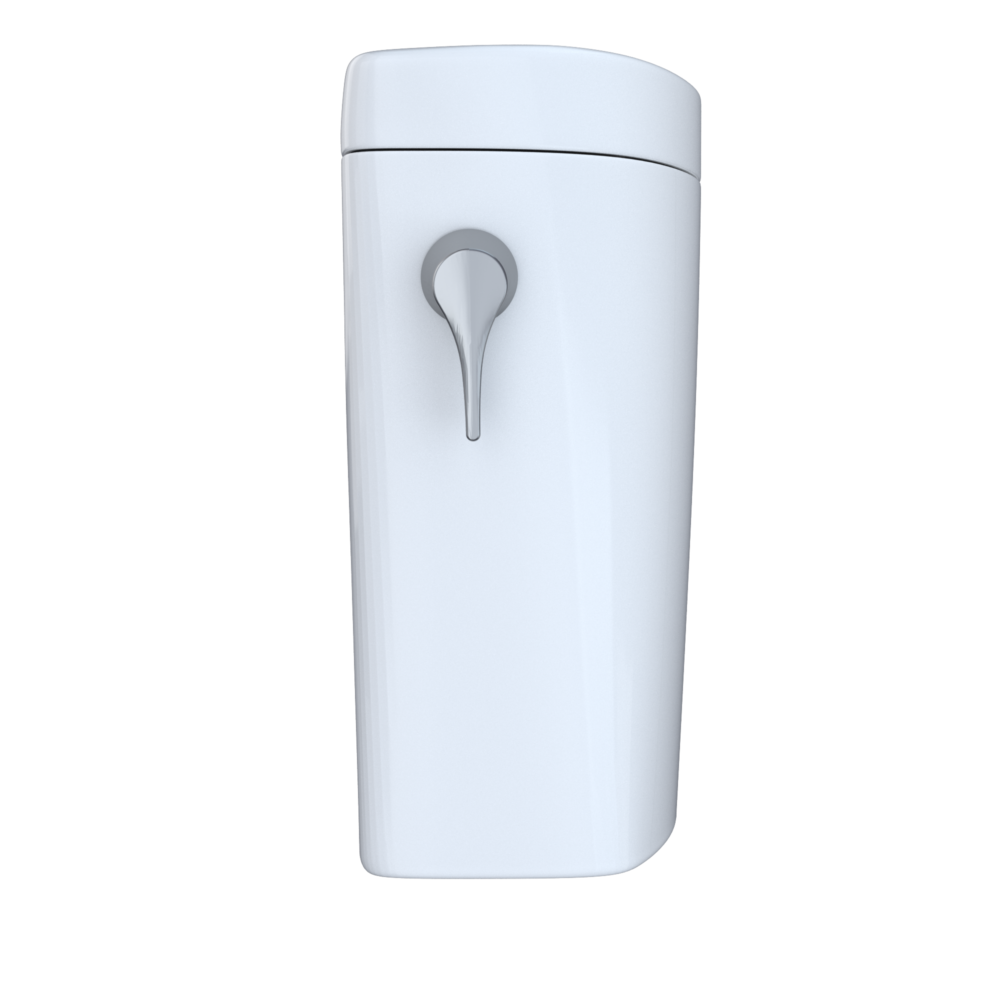 TOTO Aquia IV Arc Dual Flush 1.28 and 0.9 GPF Toilet Tank Only with WASHLET+ Auto Flush Compatibility, Cotton White, Vitreous China, ST448EMNA#01