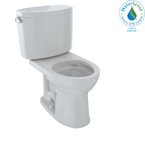 TOTO Drake II Two-Piece Round 1.28 GPF Universal Height Toilet with CEFIONTECT, Colonial White, Vitreous China, CST453CEFG#11