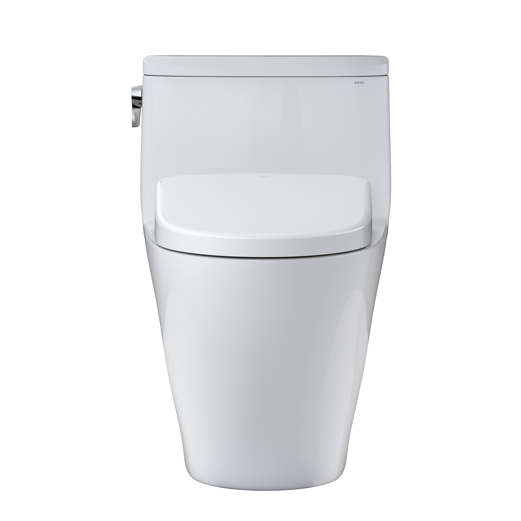 TOTO WASHLET+ Nexus 1G One-Piece Elongated 1.0 GPF Toilet with Auto Flush S7 Contemporary Bidet Seat, Cotton White, Vitreous China|Plastic, MW6424726CUFGA#01