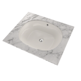 TOTO Maris 17-5/8" x 14-9/16" Oval Undermount Bathroom Sink with CEFIONTECT, Colonial White, Vitreous China, LT483G#11