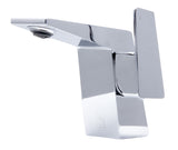 ALFI Polished Chrome Modern Single Hole Bathroom Faucet, AB1470-PC