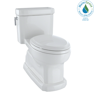 Alternate Image for TOTO Eco Guinevere Elongated 1.28 GPF Universal Height Skirted Toilet with CEFIONTECT and SoftClose Seat, Colonial White, Vitreous China|Plastic, MS974224CEFG#11