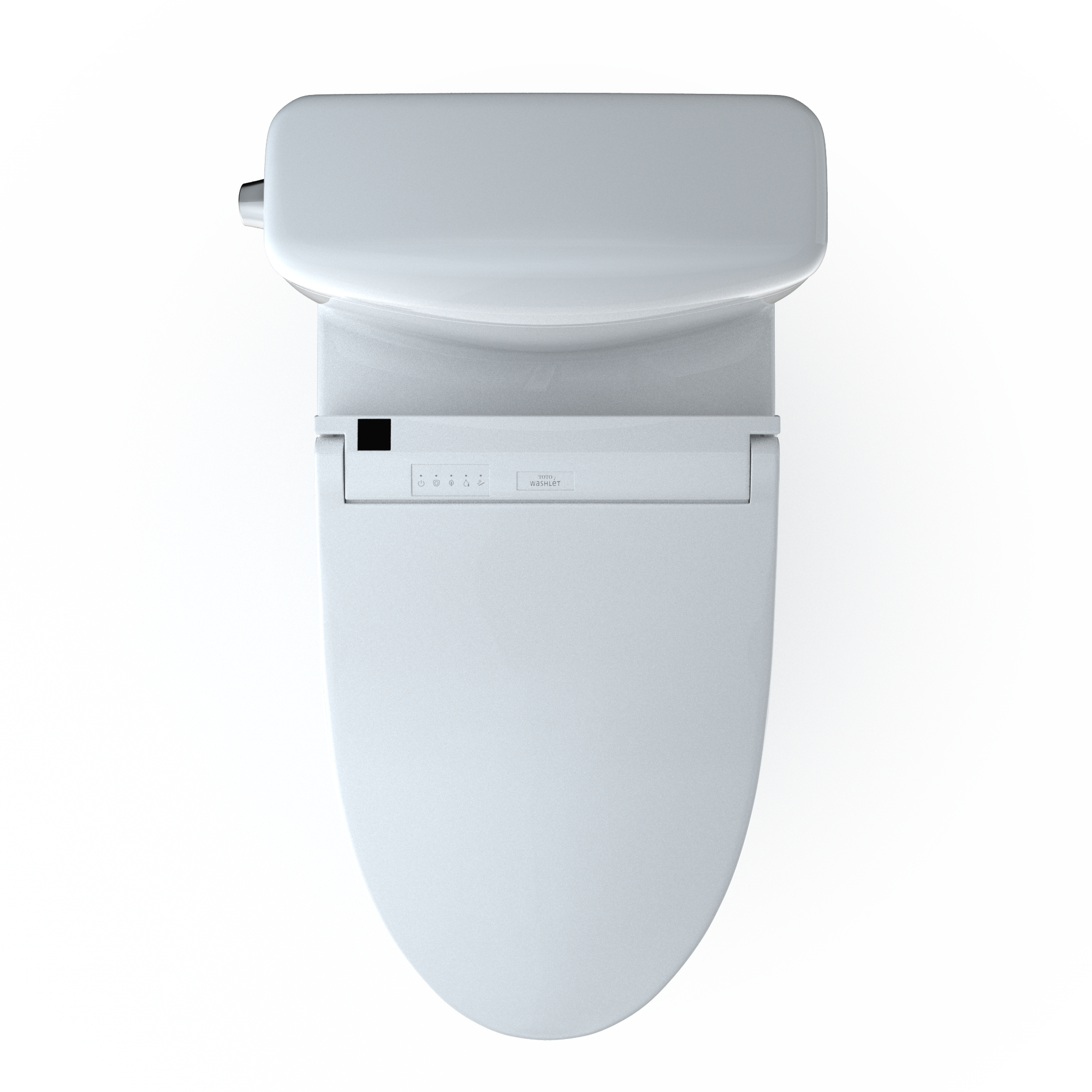TOTO WASHLET+ Aquia IV Cube Two-Piece Elongated Dual Flush 1.28 and 0.9 GPF Toilet with C5 Bidet Seat, Cotton White, Vitreous China|Plastic, MW4363084CEMFGN#01