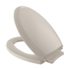 TOTO Guinevere SoftClose Non Slamming, Slow Close Elongated Toilet Seat and Lid, Bone, Plastic, SS224#03