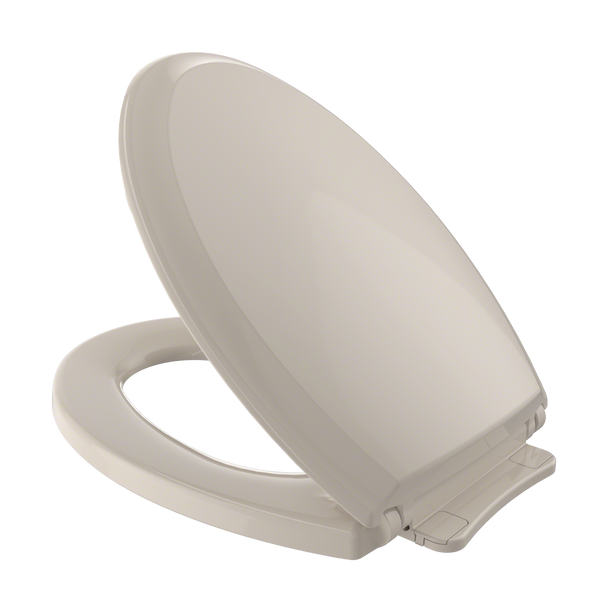 TOTO Guinevere SoftClose Non Slamming, Slow Close Elongated Toilet Seat and Lid, Bone, Plastic, SS224#03