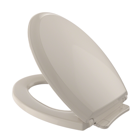 TOTO Guinevere SoftClose Non Slamming, Slow Close Elongated Toilet Seat and Lid, Bone, Plastic, SS224#03