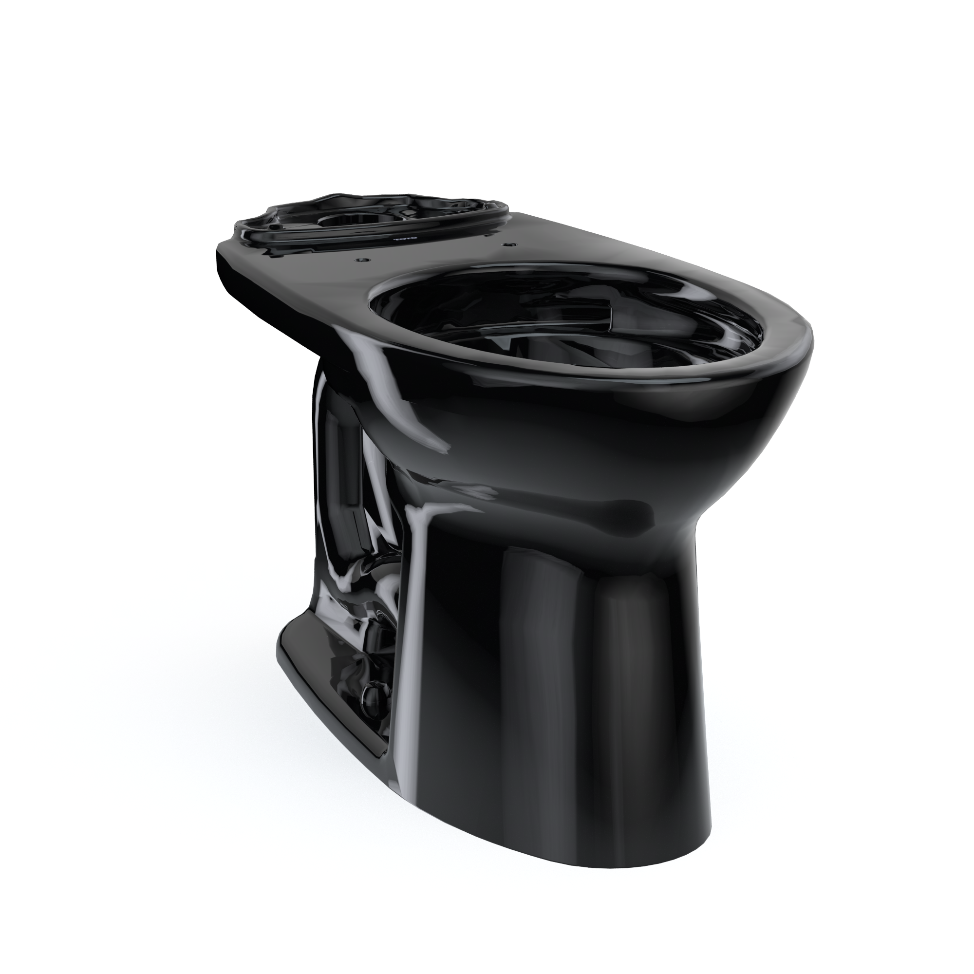 TOTO Drake Elongated Universal Height Universal Height TORNADO FLUSH Toilet Bowl, Ebony, Vitreous China, C776CEF#51