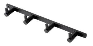 Alternate Image for ALFI brand AB9528-BM Black Matte Wall Mounted 4 Prong Robe / Towel Hook, Brass