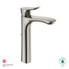 TOTO GO 1.2 GPM Single Handle Vessel Bathroom Sink Faucet with COMFORT GLIDE Technology, Polished Nickel, Brass, TLG01307U#PN