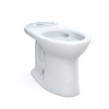 TOTO Drake Elongated TORNADO FLUSH Toilet Bowl with CEFIONTECT, Cotton White, Vitreous China, C776CEG#01