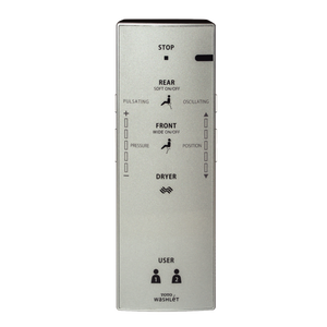 Alternate Image for TOTO WASHLET S300e Remote Control with Mounting Bracket, THU9490
