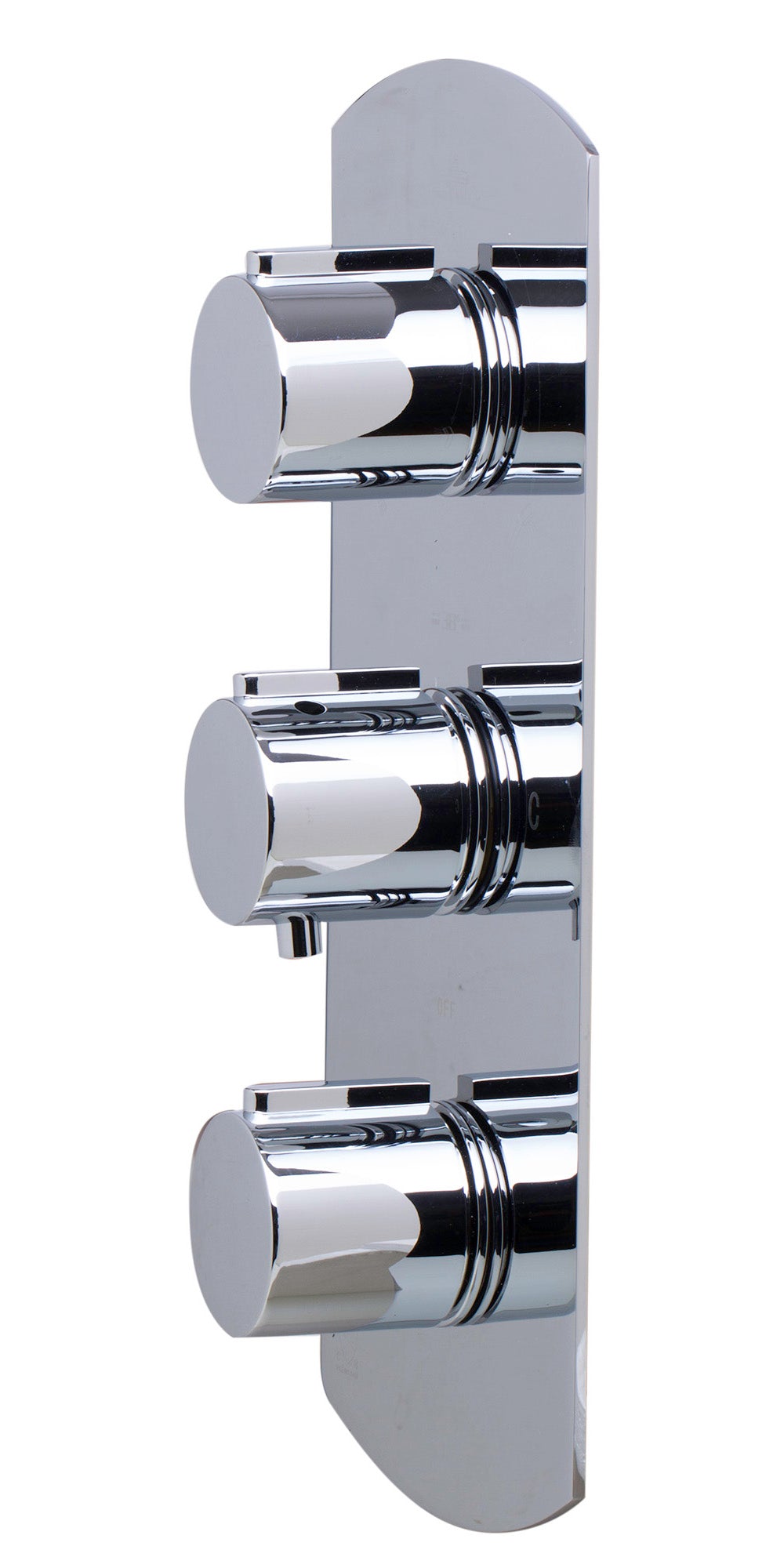 Alternative View of ALFI brand AB4001-PC Polished Chrome Concealed 3-Way Thermostatic Valve Shower Mixer Round Knobs, Brass