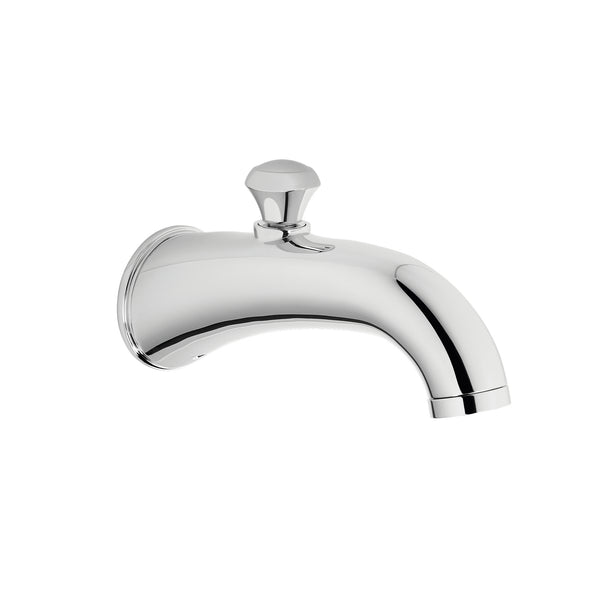 TOTO Silas Wall Tub Spout with Diverter, Polished Chrome, Brass, TS210EV#CP