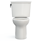 TOTO Drake Transitional Two-Piece Elongated 1.28 GPF Universal Height TORNADO FLUSH Toilet with CEFIONTECT, Colonial White, Vitreous China, CST786CEFG#11