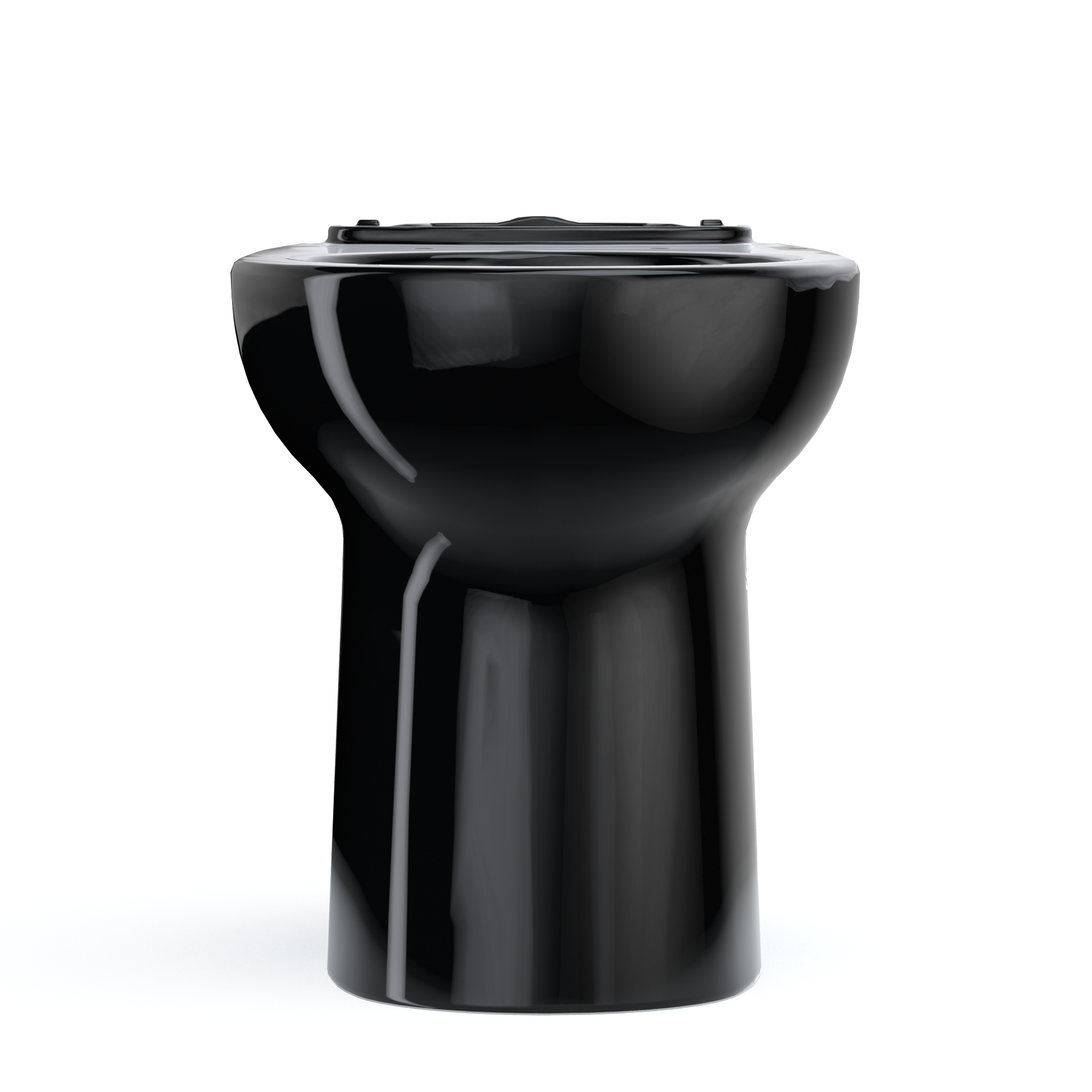 TOTO Drake Round TORNADO FLUSH Toilet Bowl, Ebony, Vitreous China, C775CEF#51