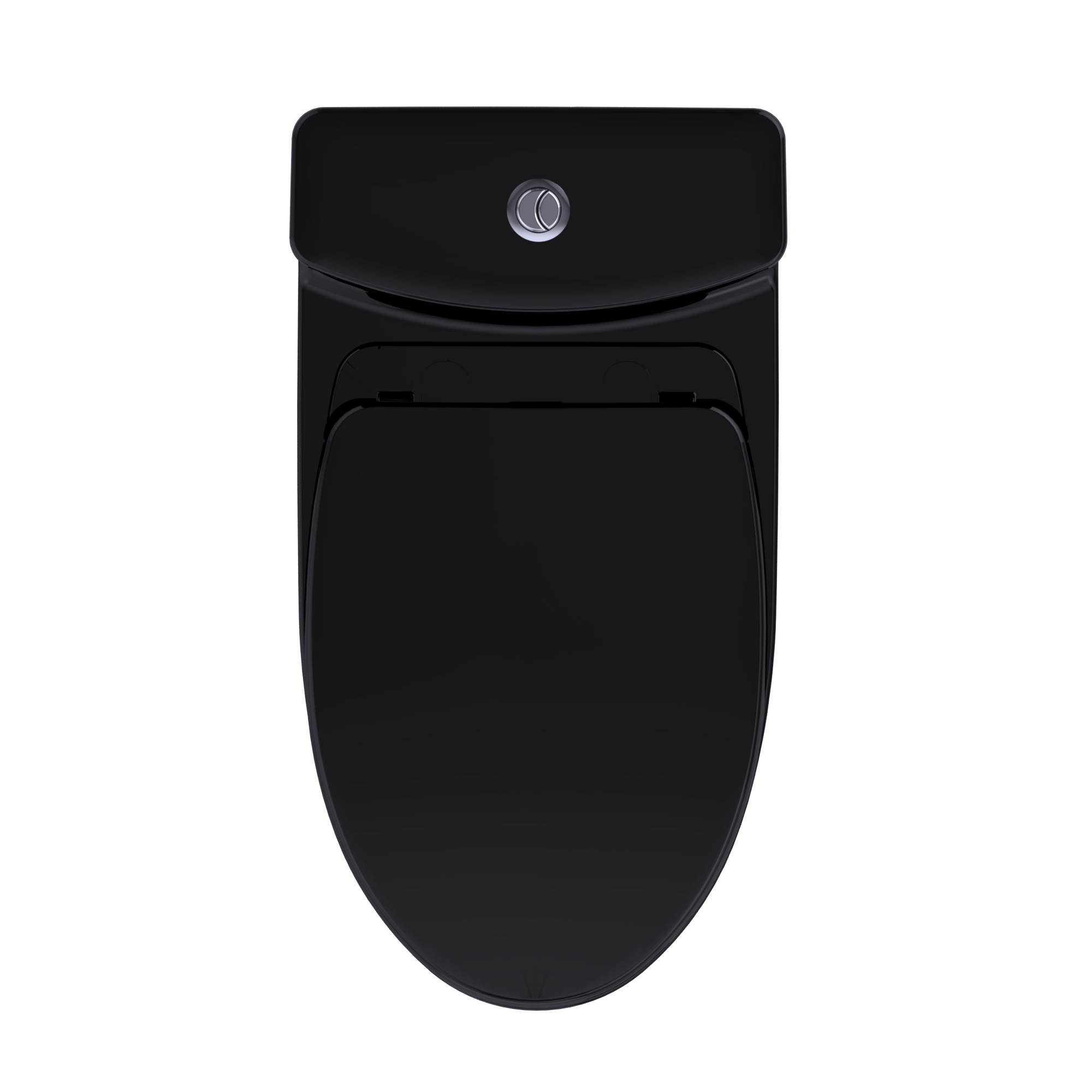 TOTO Aquia IV One-Piece Elongated Dual Flush 1.28 and 0.9 GPF Universal Height, WASHLET+ Ready Toilet, Ebony- Vitreous China, MS646124CEMFN#51