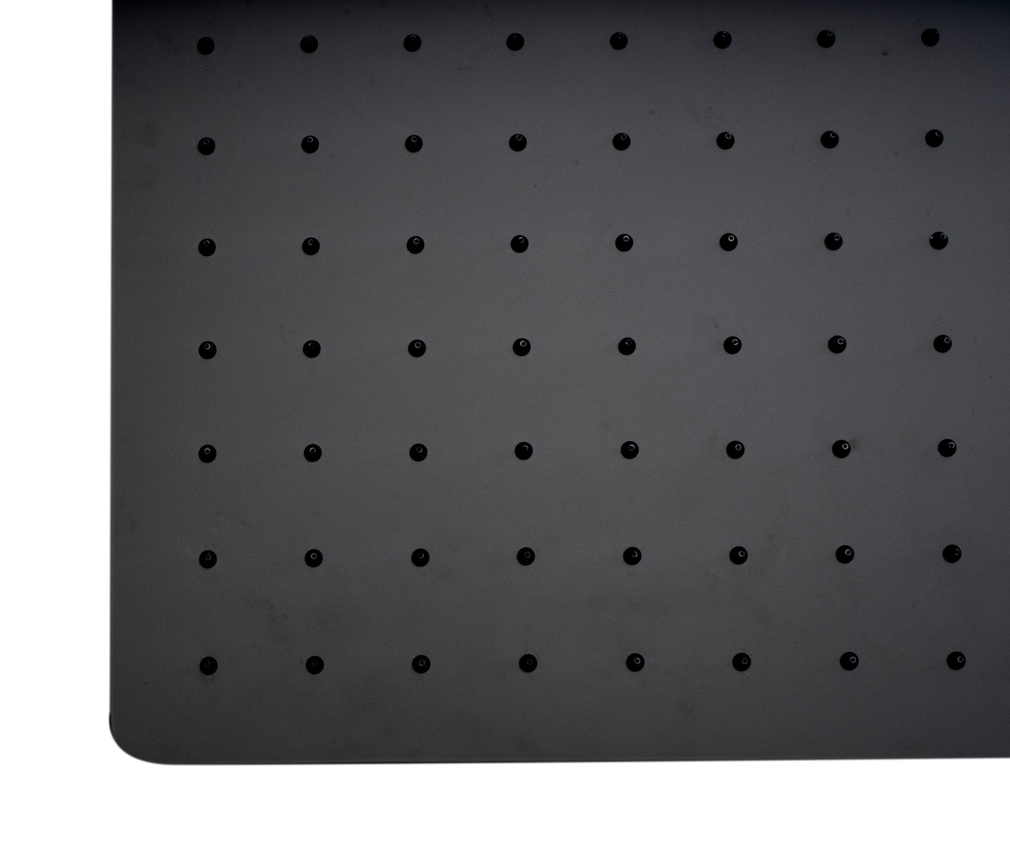 Alternate Image for ALFI brand RAIN24S-BM Matte Black Stainless Steel 24" Square Ultra-Thin Rain Shower Head, Black Matte