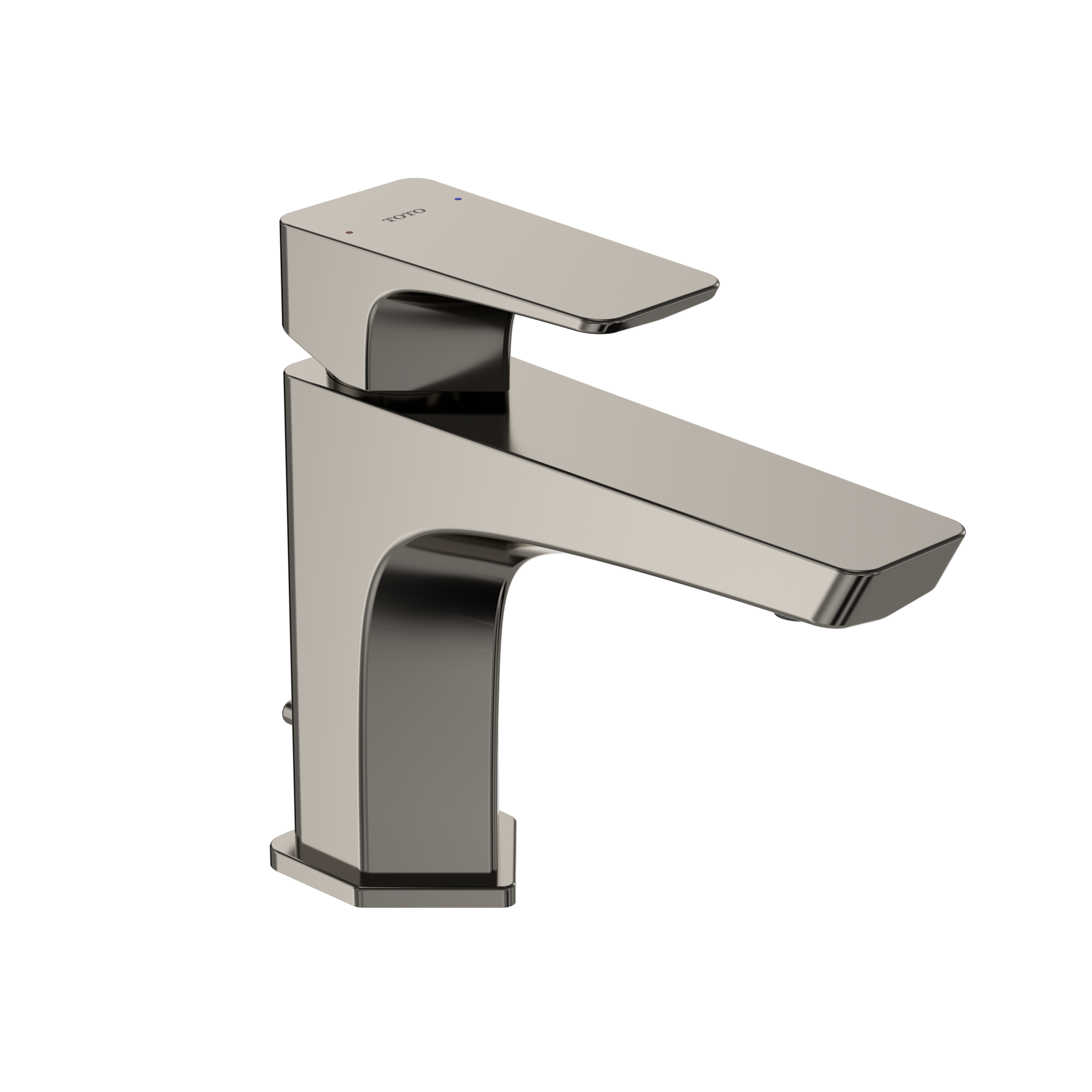 TOTO GE 1.2 GPM Single Handle Bathroom Sink Faucet with COMFORT GLIDE Technology, Polished Nickel, Brass, TLG07301U#PN