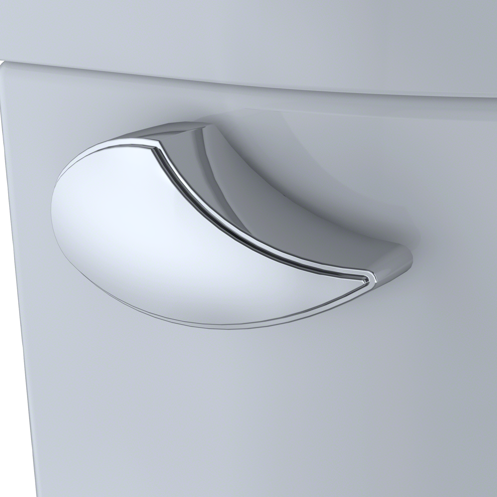 TOTO Entrada Two-Piece Elongated 1.28 GPF Universal Height Toilet, Cotton White, Vitreous China, CST244EF#01