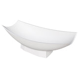 ALFI brand 71" Solid Surface Resin Free Standing Oval Bathtub, Hammock Style, White Matte, AB9992