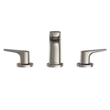 TOTO GS 1.2 GPM Two Handle Widespread Bathroom Sink Faucet, Brushed Nickel, Brass, TLG03201U#BN