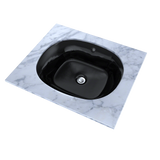 TOTO Maris 17-5/8" x 14-9/16" Oval Undermount Bathroom Sink, Ebony, Vitreous China, LT483#51