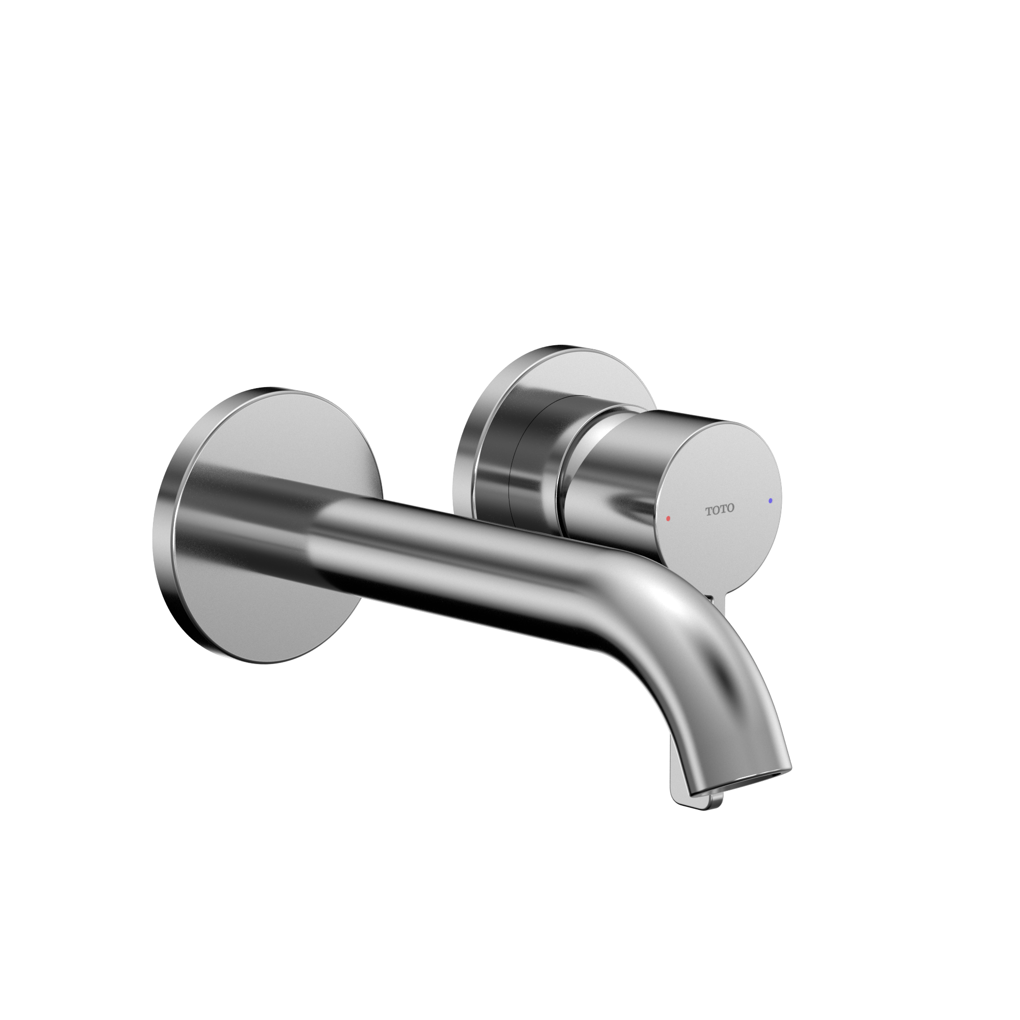 TOTO GF 1.2 GPM Wall-Mount Single-Handle Bathroom Faucet with COMFORT GLIDE Technology, Polished Chrome, Brass, TLG11307U#CP