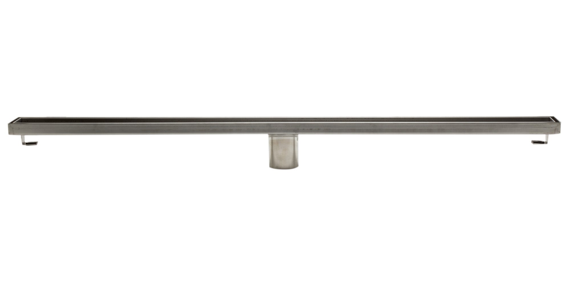 ALFI brand ABLD36A 36" Modern Stainless Steel Linear Shower Drain w/o Cover, Grey