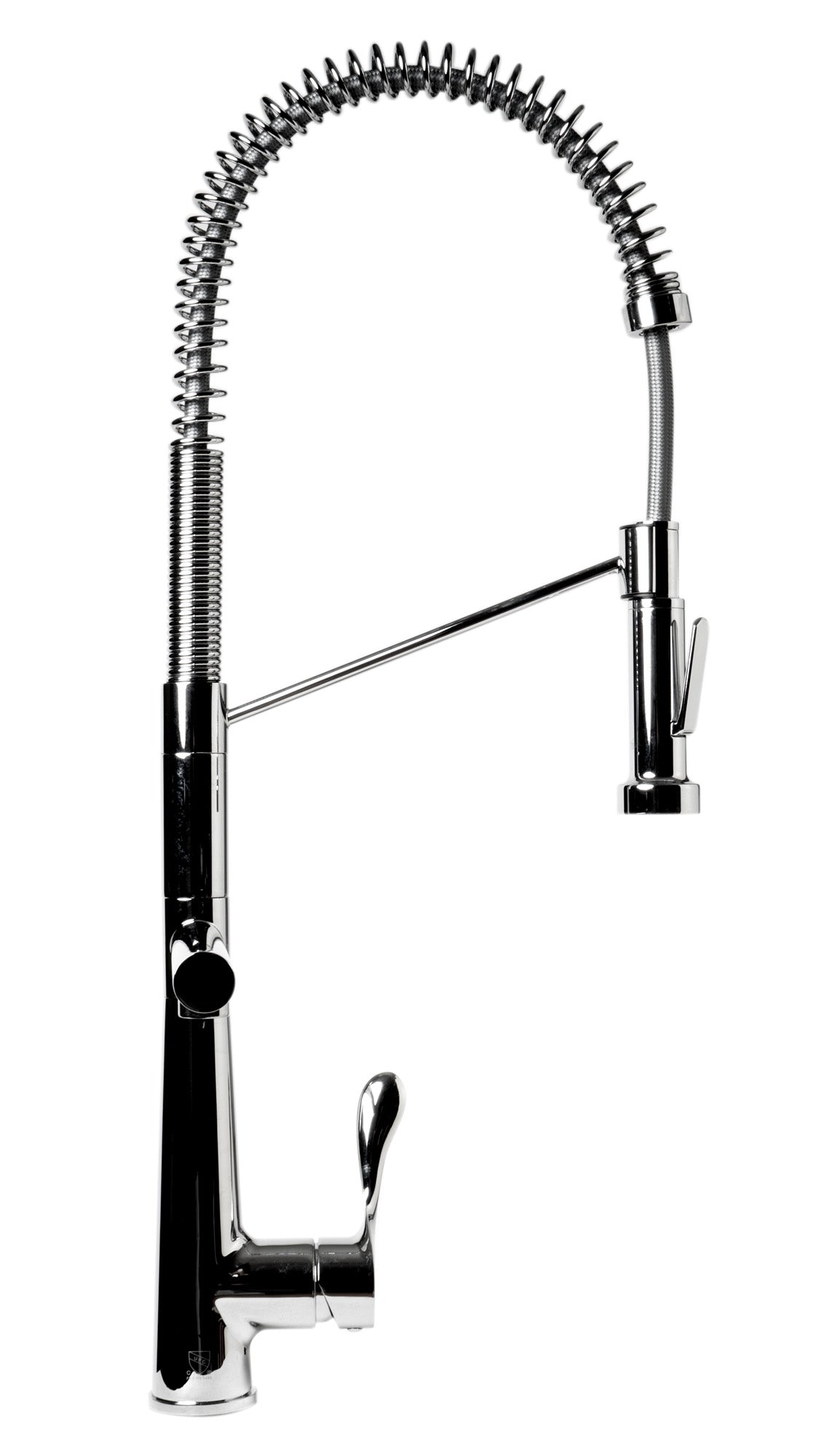 ALFI brand 1.7 GPM Lever Gooseneck Double Spout Touch Kitchen Faucet, Modern, Gray, Polished Chrome, ABKF3787-PC