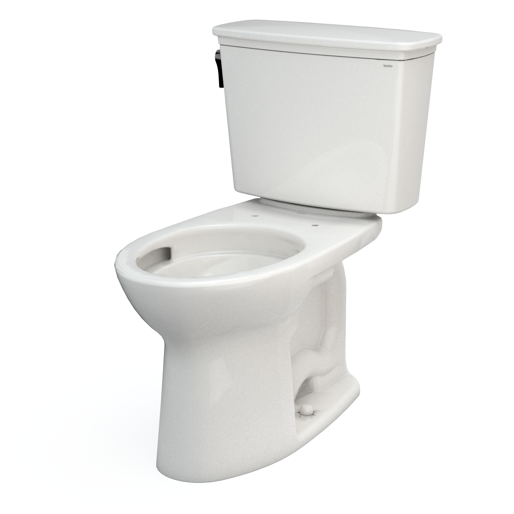 TOTO Drake Transitional Two-Piece Elongated 1.28 GPF Universal Height TORNADO FLUSH Toilet with CEFIONTECT, Colonial White, Vitreous China, CST786CEFG#11