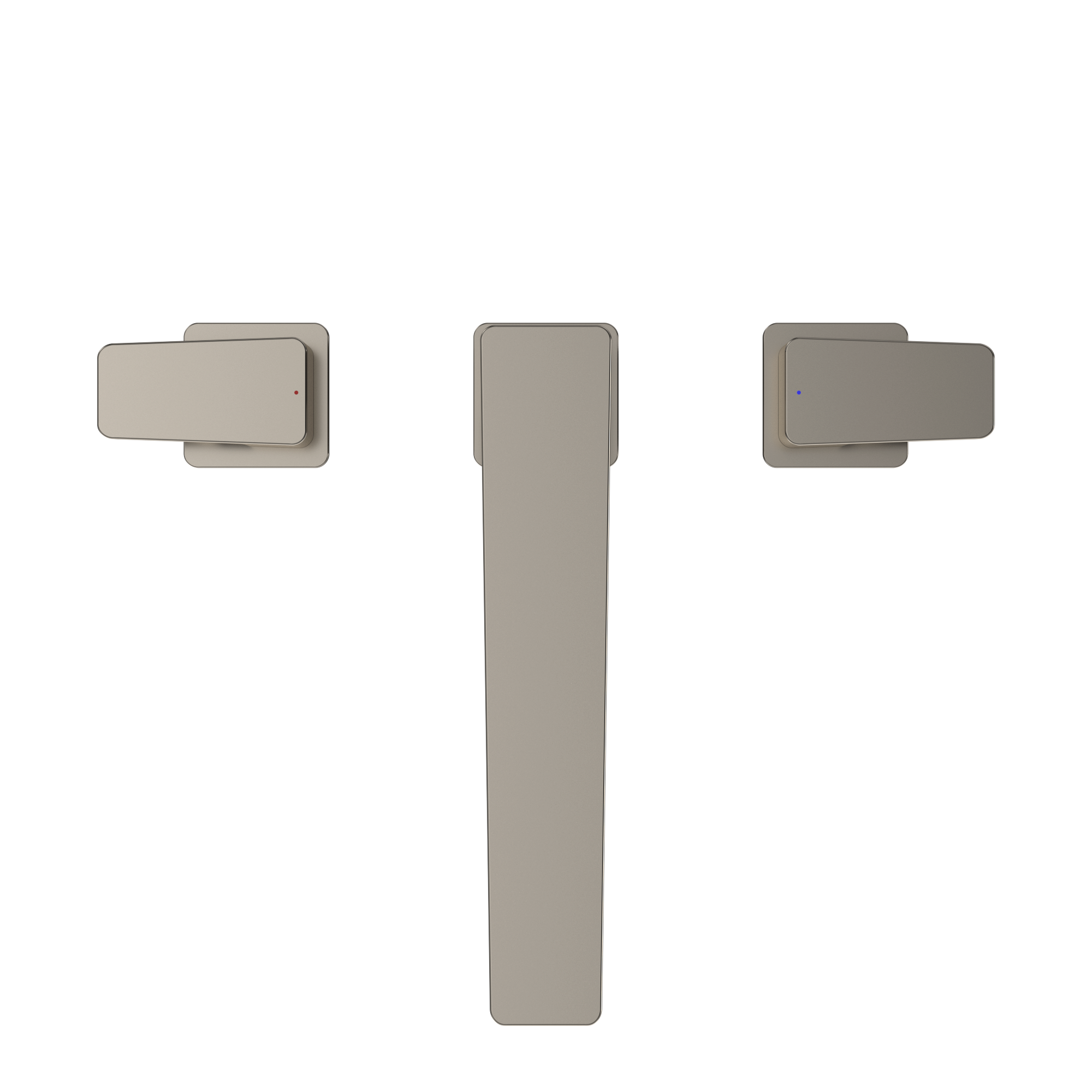 TOTO GE Two-Handle Deck-Mount Roman Tub Filler Trim, Polished Nickel, Brass, TBG07201U#PN