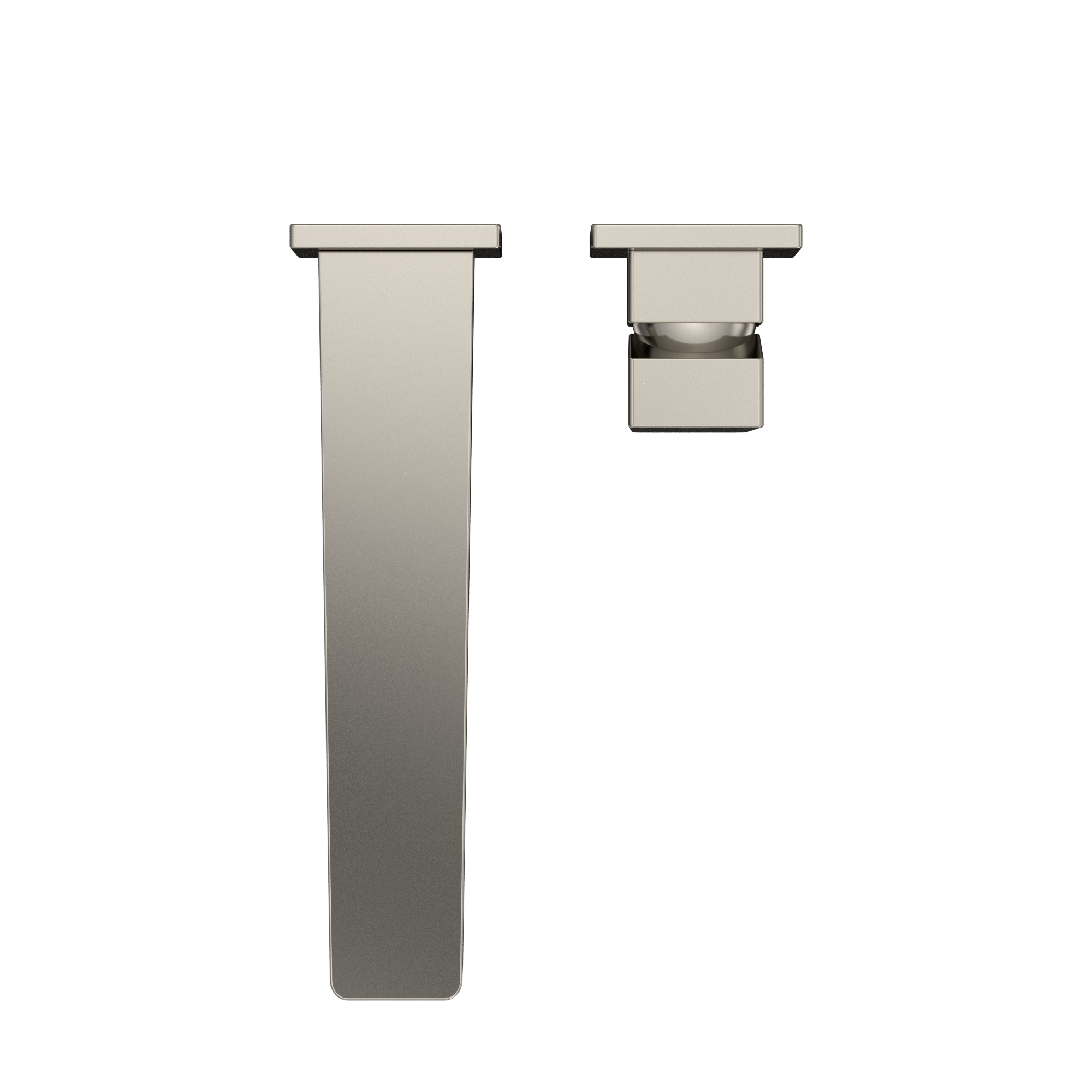 TOTO GE 1.2 GPM Wall-Mount Single-Handle Long Bathroom Faucet with COMFORT GLIDE Technology, Polished Nickel, Brass, TLG07308U#PN
