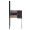 ALFI brand AB6701-BN Brushed Nickel Modern Square Pressure Balanced Shower Mixer, Brass