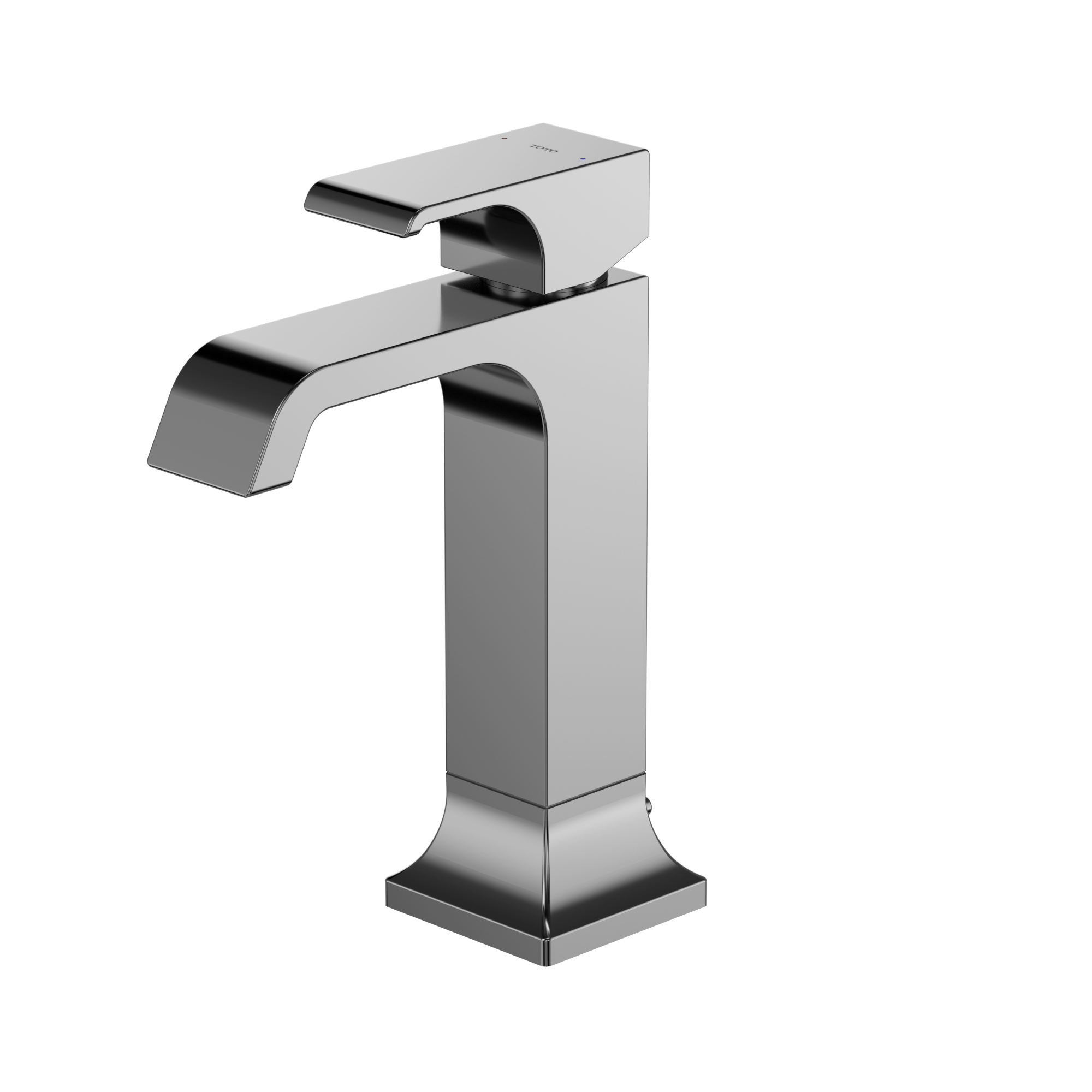 TOTO GC 1.2 GPM Single Handle Semi-Vessel Bathroom Sink Faucet with COMFORT GLIDE Technology, Polished Chrome, Brass, TLG08303U#CP